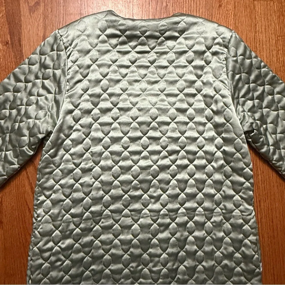 Valentino Íntimo quilted long robe side M - Picture 10 of 14
